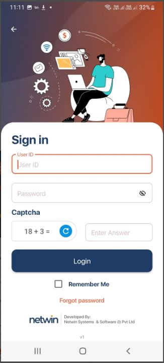 मोबाईल अॅप - फंड ट्रान्सफर